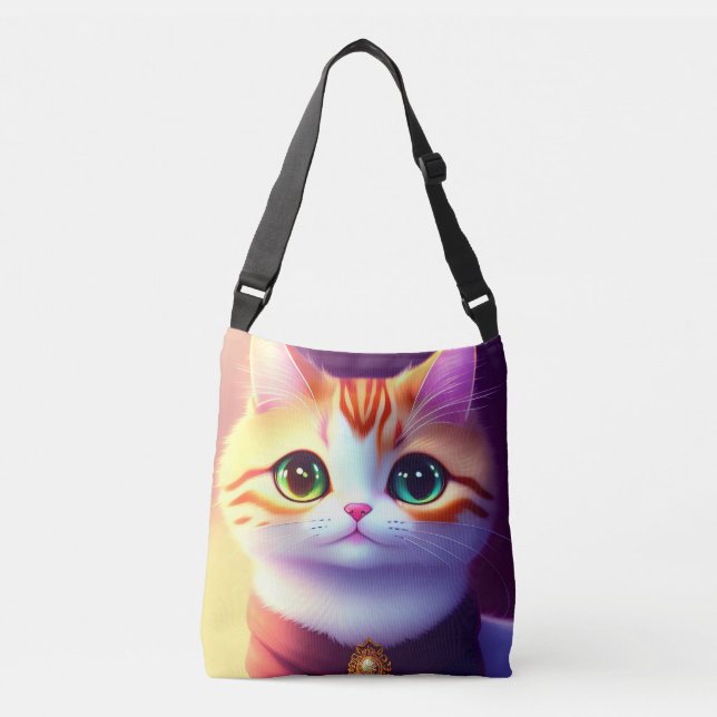 Bolsa Ajustável Gato fofo (Frente)
