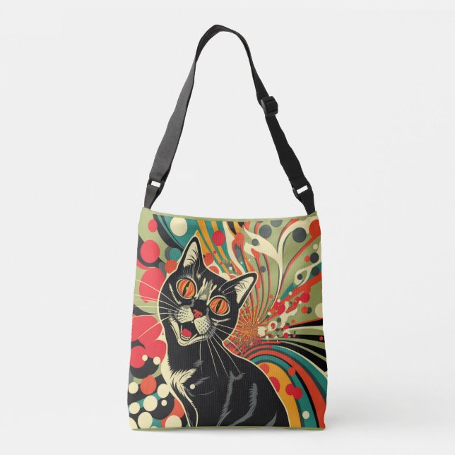 Bolsa Ajustável Gato Louco (Verso)