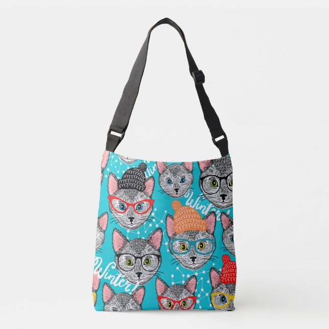 Bolsa Ajustável Gato no chapéu (Frente)