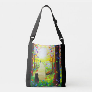 Bolsa Ajustável Gatos Coloridos De Queda
