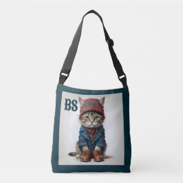 Bolsa Ajustável Gatos em Disguise Escocesa - gatos-tartã encantado