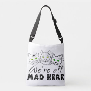 Bolsa Ajustável Gatos - Estamos todos loucos aqui