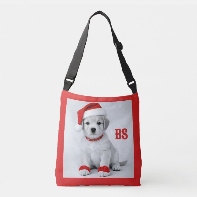 Bolsa Ajustável Gatos Festivos nas Festas de Natal - Víblias de Fé (Frente)