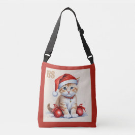 Bolsa Ajustável Gatos Festivos nas Festas de Natal - Víblias de Fé