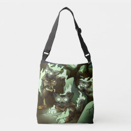 Bolsa Ajustável Gatos Zombie do Halloween