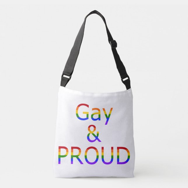 Bolsa Ajustável Gay de queda e orgulho (Frente)