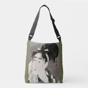 Bolsa Ajustável Géisha Japonês Vintage Oriental Asiático Quimono