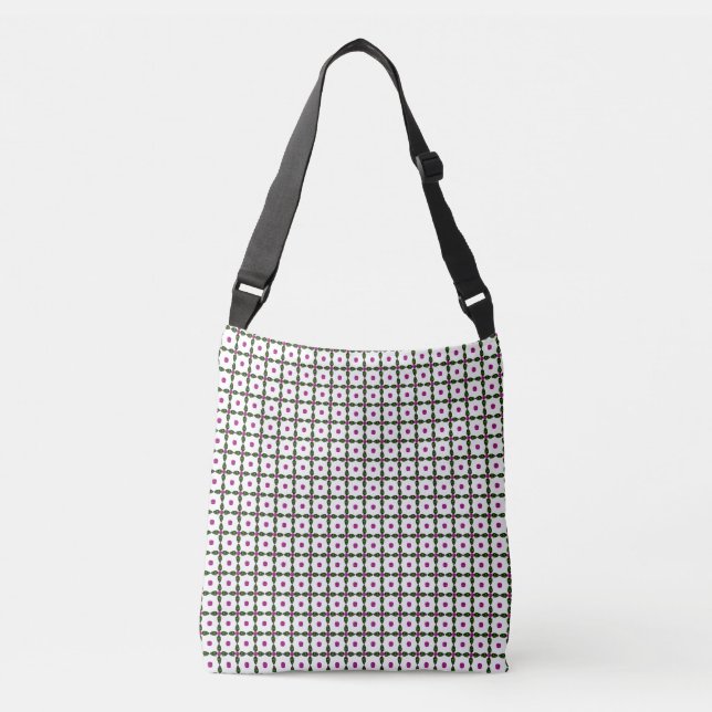 Bolsa Ajustável Gemstone Art, Purple Green (Frente)