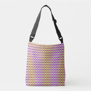Bolsa Ajustável Gemstone Art Purple Orange