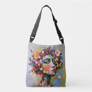 Bolsa Ajustável "Geometria Floral" - Retrato Botânico