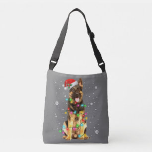 Bolsa Ajustável German shepherd Cão Árvore Natal Doce Xmas Do