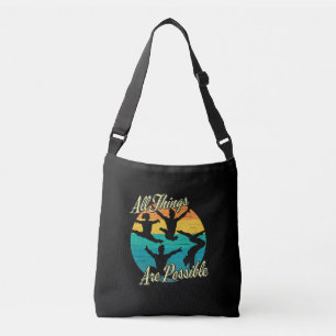 Bolsa Ajustável Ginástica Feminina - Todas as Coisas são Possíveis