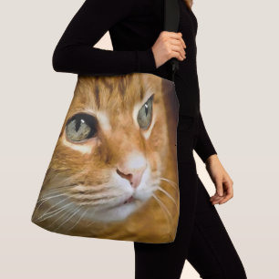 Bolsa Ajustável Ginger Tabby Cat Posicionando Retrato