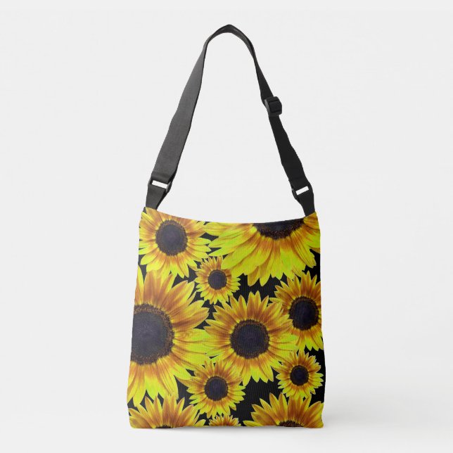 Bolsa Ajustável Girassol amarelo brilhante (Frente)