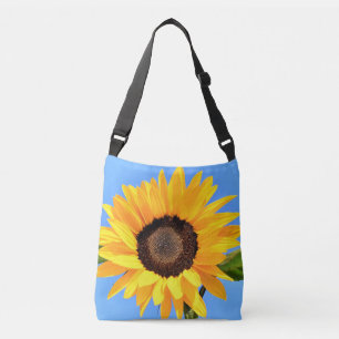 Bolsa Ajustável Girassol Amarelo contra Sol no Céu Azul - Verão
