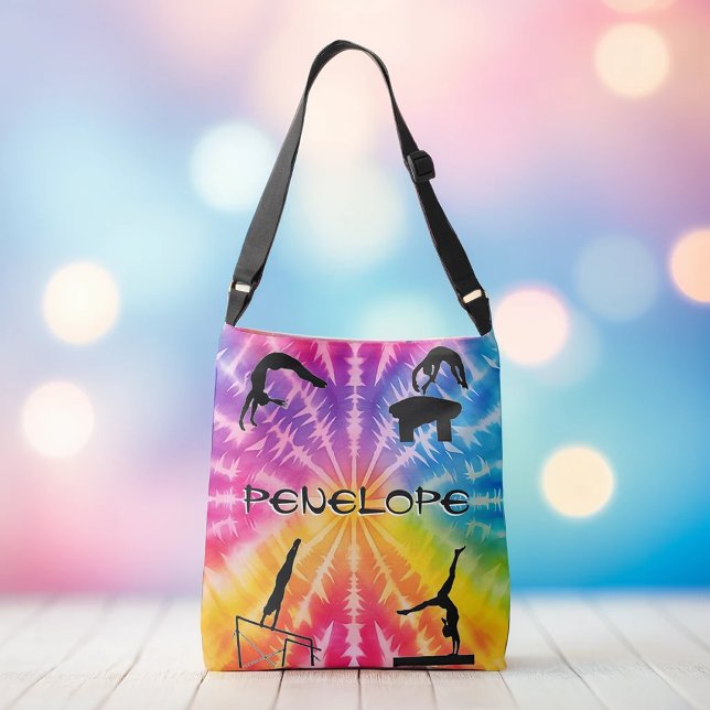 Bolsa Ajustável Girls Gymnastics Rainbow Tie-Dye (Criador carregado)