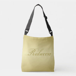 Bolsa Ajustável Glamor gold background Personalizado Nome do Model