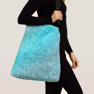 Bolsa Ajustável Glitter Aqua Oceano Teal #1