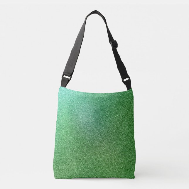 Bolsa Ajustável Glitters de Gradiente de Limão Verde (Frente)