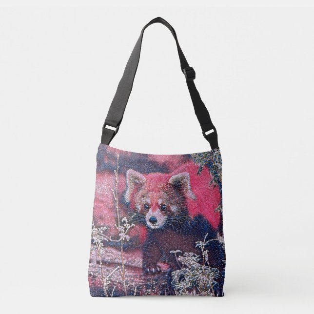 Bolsa Ajustável GlitzyAnimal_RedPanda_005 (Frente)