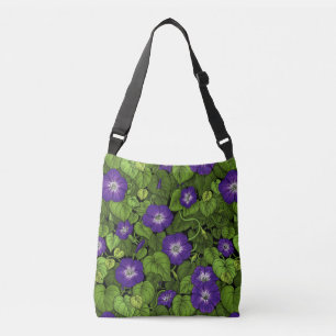 Bolsa Ajustável Glória da manhã em roxo e verde