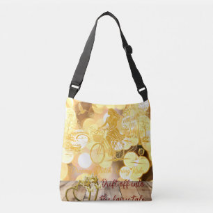Bolsa Ajustável GoldAmsterdam Abstrato Romântico Vintage StreetRid