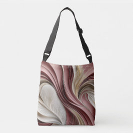 Bolsa Ajustável Golden Air – Rosa Champanhe Fluindo Abstrato