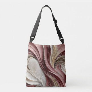 Bolsa Ajustável Golden Air – Rosa Champanhe Fluindo Abstrato 