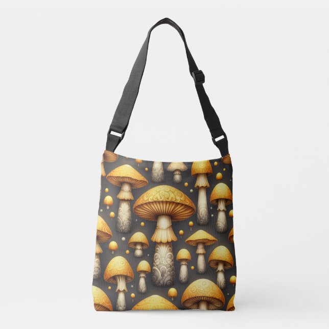 Bolsa Ajustável Golden Mushrooms (Frente)