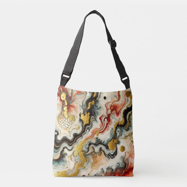 Bolsa Ajustável Goldene Flüsse  (Frente)