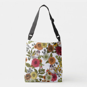 Bolsa Ajustável Goldfinches no jardim