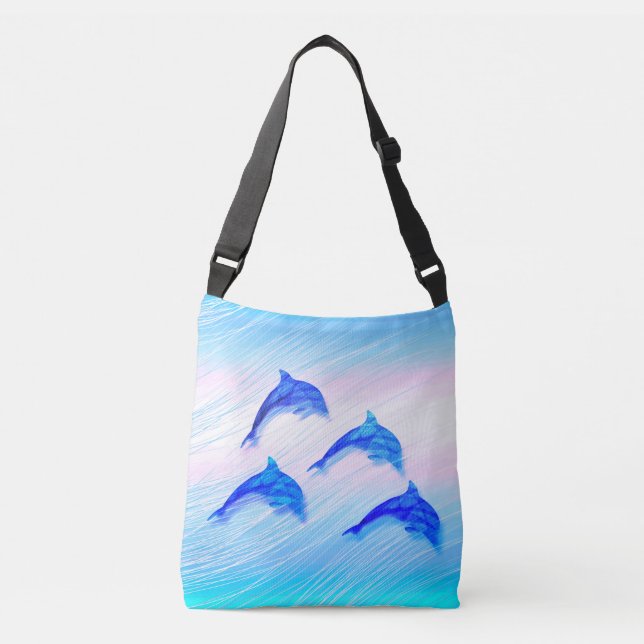 Bolsa Ajustável golfinho saltando (Frente)