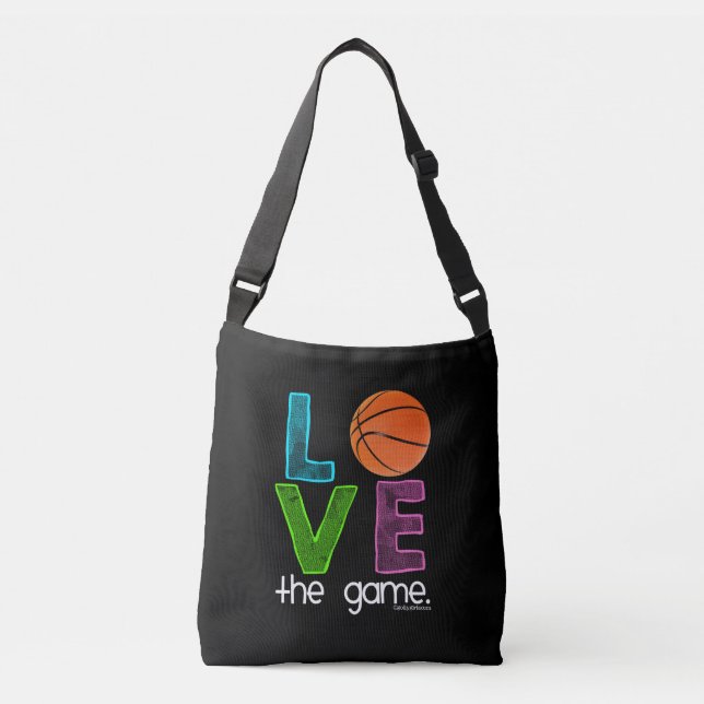 Bolsa Ajustável Golly meninas: Basquetebol - ame o jogo (Frente)
