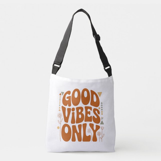 Bolsa Ajustável Good Vibes Only  (Frente)