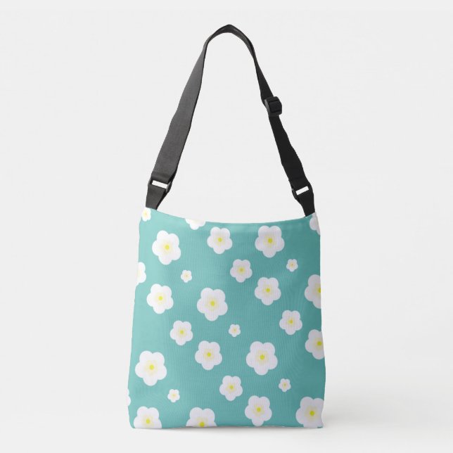 Bolsa Ajustável Gradiente de flores de Primavera simples moderno (Frente)