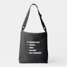 Bolsa Ajustável Graduação no Ensino Secundário Presidente T-Shirt