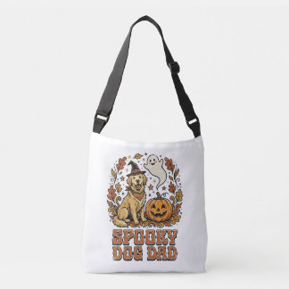 Bolsa Ajustável Gráficos de Halloween de Cachorro Pai Vintage