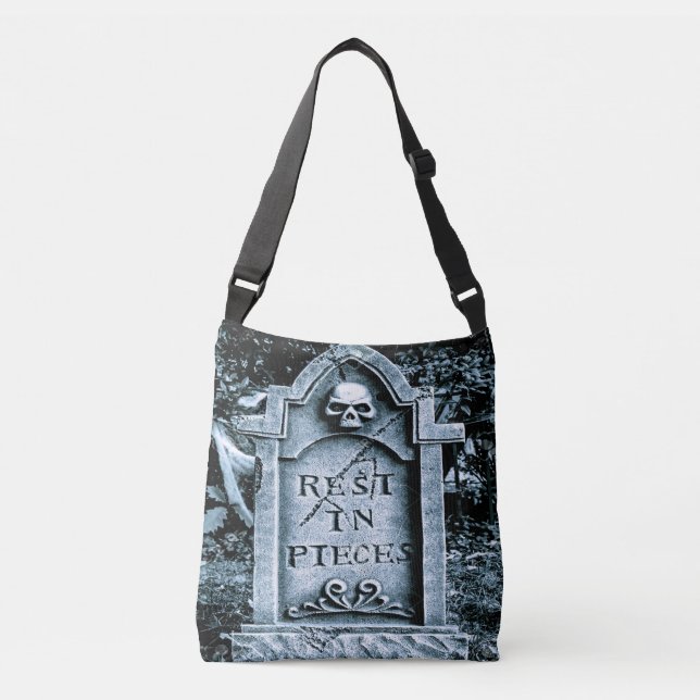 Bolsa Ajustável Gravestone Grave Halloween (Frente)