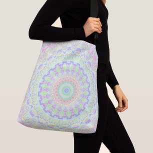 Bolsa Ajustável Groovy Boho Hippie - Arco-Íris Mandala
