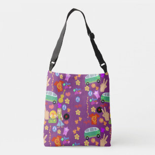 Bolsa Ajustável Groovy Purple dos Anos 60