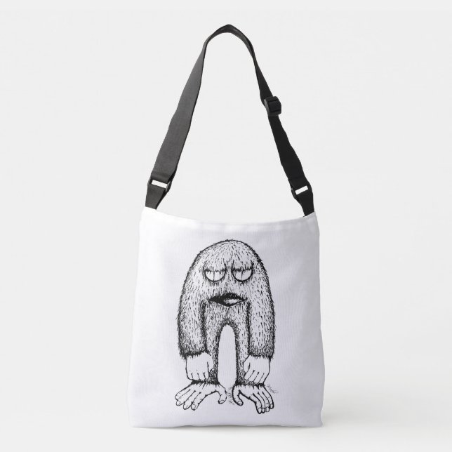 Bolsa Ajustável Grumpy Little Monster Crossbody Vibes (Frente)