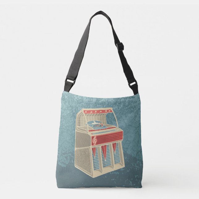 Bolsa Ajustável Grunge Jukebox (Frente)
