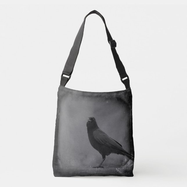 Bolsa Ajustável Grungy Crow (Frente)