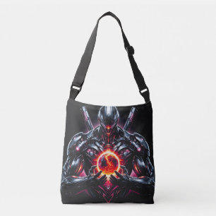 Bolsa Ajustável Guardião Cibernético Cósmico Abstrato Robô Futuris