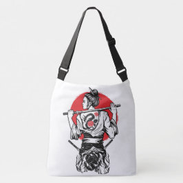 Bolsa Ajustável Guerreira Samurai Feminina – Tatuagem de Rosa de D