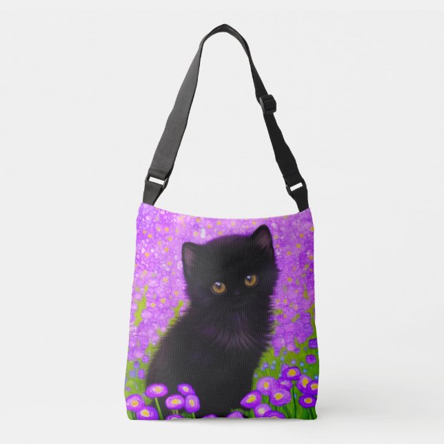 Bolsa Ajustável Gustav Klimt Cat (Frente)
