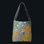 Bolsa Ajustável Gustav Klimt Flower Garden Cottage Nature<br><div class="desc">Uma bela pintura de jardim - esta é uma pintura clássica de Gustav Klimt,  chamada Jardim de Algodão,  ou Jardim Bauergarten,  1907,  que é um close up de um jardim floral,  uma pintura floral colorida.</div>
