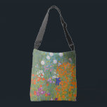 Bolsa Ajustável Gustav Klimt Flower Garden Cottage Nature<br><div class="desc">Uma bela pintura de jardim - esta é uma pintura clássica de Gustav Klimt,  chamada Jardim de Algodão,  ou Jardim Bauergarten,  1907,  que é um close up de um jardim floral,  uma pintura floral colorida.</div>
