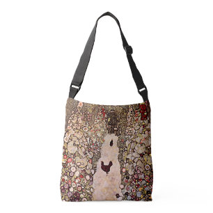 Bolsa Ajustável Gustav Klimt Garden Path com Frangos