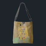 Bolsa Ajustável Gustav Klimt O Beijo<br><div class="desc">O Beijo é a pintura mais icônica e famosa de Gustav Klimt. É uma bela pintura de ouro de um casal profundamente apaixonado compartilhando um momento romântico de um beijo apaixonado. Obtenha suas ideias de presentes de alta qualidade e produtos maravilhosos com esta maravilhosa obra-prima. Veja nossa loja mais ideias...</div>